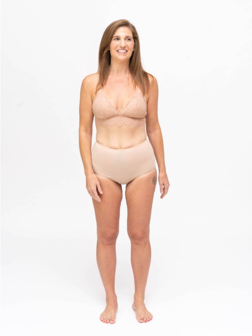 Dear Kate period Panties pack of five. XS nude fully lined full brief
